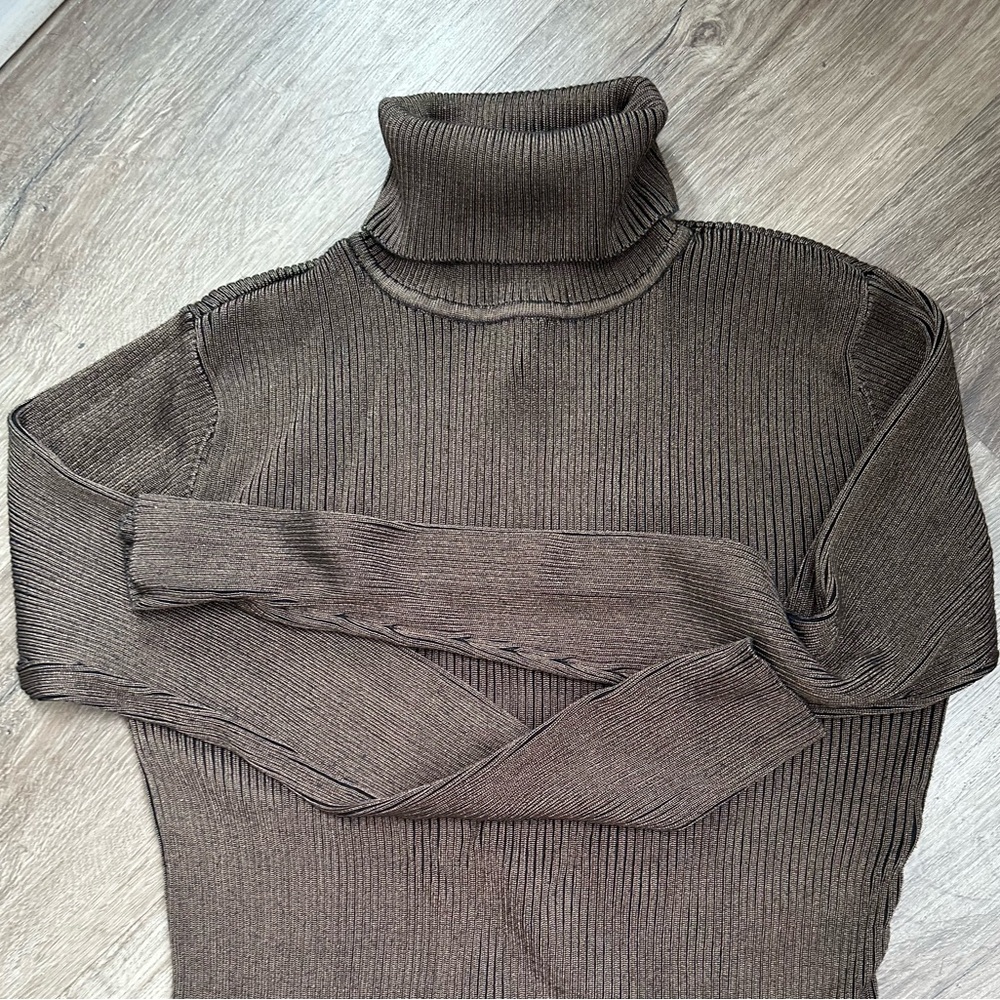 Sweater with a high neck